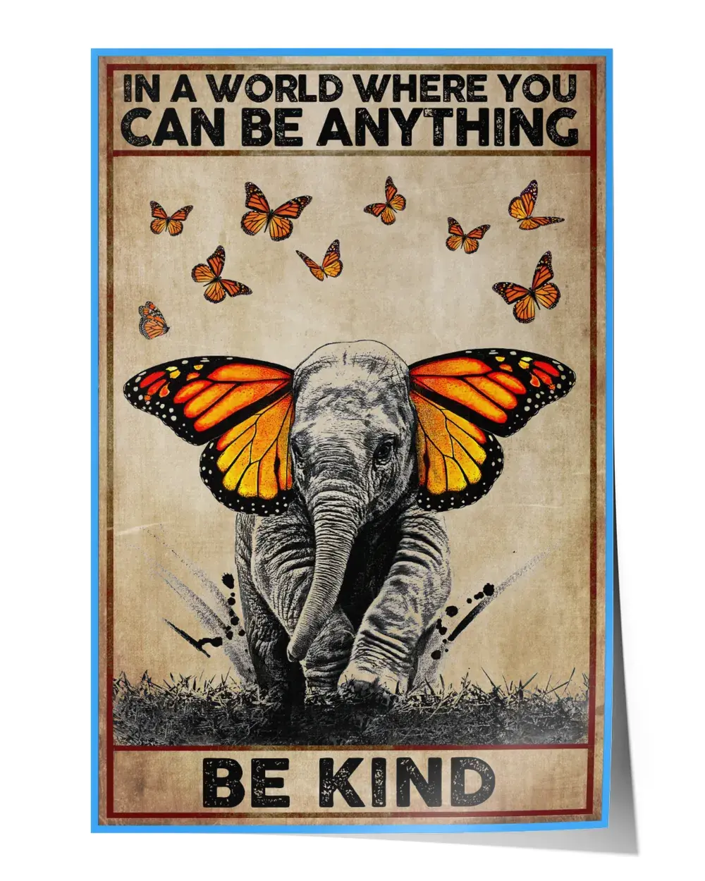 In a world where you can be anything be kind Wall Decor Artwork Print Poster Wall Art Print Home Decor Vintage – Satin Portrait Poster 129449 In a world where you can be anything be kind Wall Decor Artwork Print Poster Wall Art Print Home Decor Vintage - Satin Portrait Poster