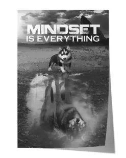 Mindset Is Everything - Satin Portrait Poster