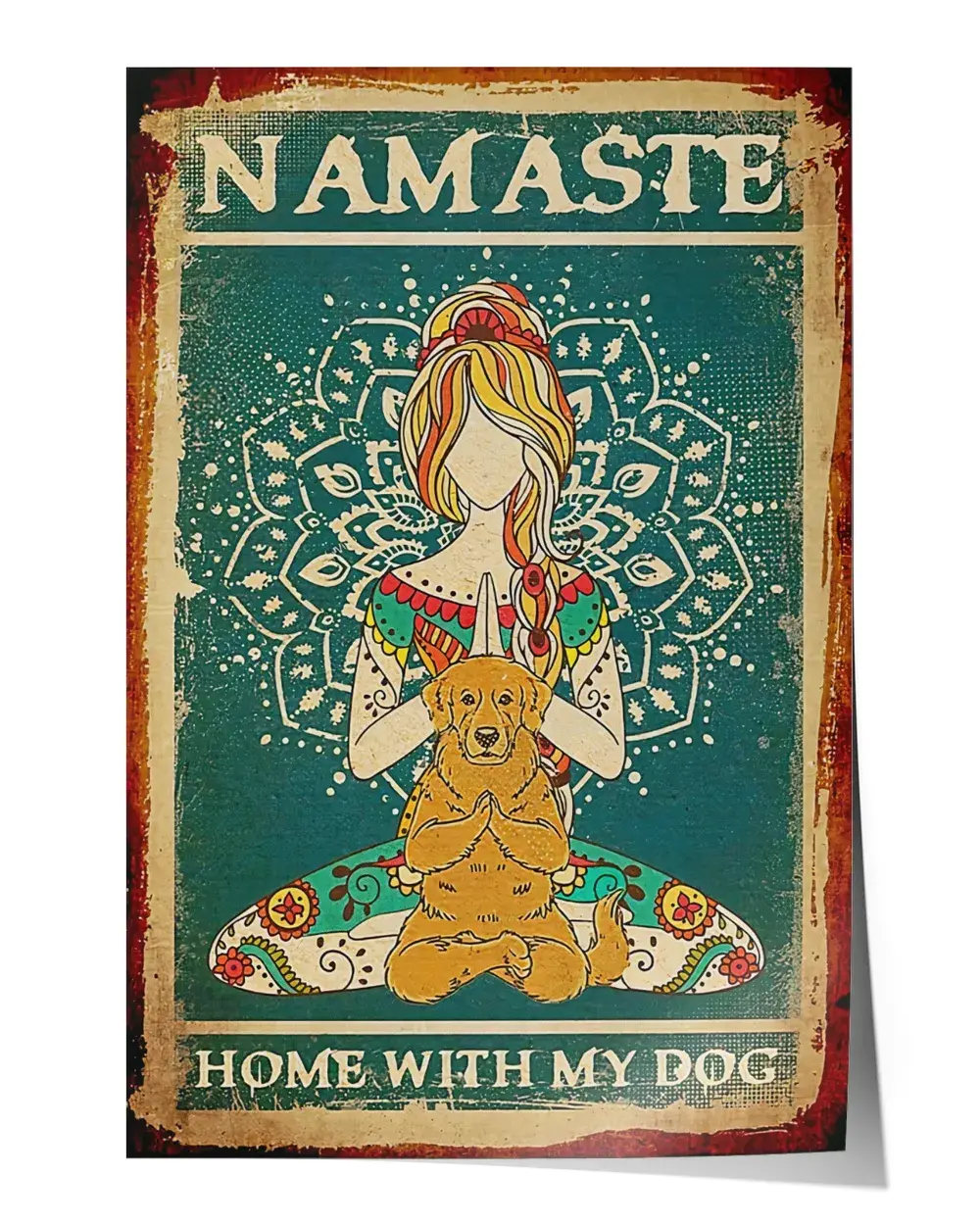 Namaste Hippie Girl Poster Wall Decor Artwork Print Poster Wall Art Print Home Decor Vintage – Satin Portrait Poster 129431 Namaste Hippie Girl Poster Wall Decor Artwork Print Poster Wall Art Print Home Decor Vintage - Satin Portrait Poster