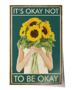 It is Okay Not to Be Okay Poster - Satin Portrait Poster