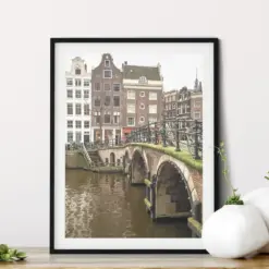 Amsterdam Bridge Travel Inspired Fine Art Photography Print