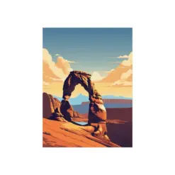 Arches National Park Utah Landscape Wall Art Nature Poster Print Artwork - Fine Art Posters