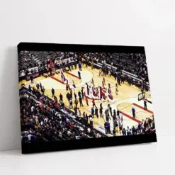 Arena Wall Art | Air Canada Centre Canvas | Pronto Raptors Poster | Nba Team Poster | Basketball Stadium Wall Art | Sport Decor