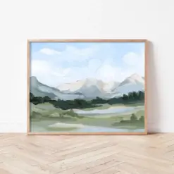 Art Print - Colorado Wall Art Large Mountain Wall Art Mountain Art Print Mountain Landscape Art Mountain Wall Decor