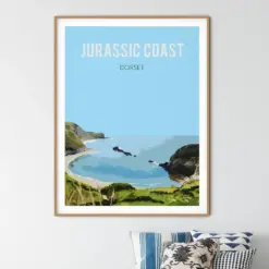 Art Print - Jurassic Coast Dorset Framed