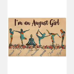 August Girl Yoga Art