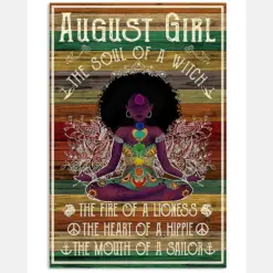 August Girl Yoga Girl The Soul Of A Witch