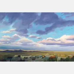 Autumn Morning Vista - Brush Creek Ranch Wyoming Landscape Dawn Chandler Ranch Art Large Wall Art