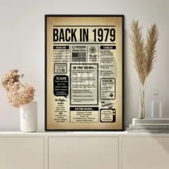 Back In Drinkable Newspaper Knowledge Poster