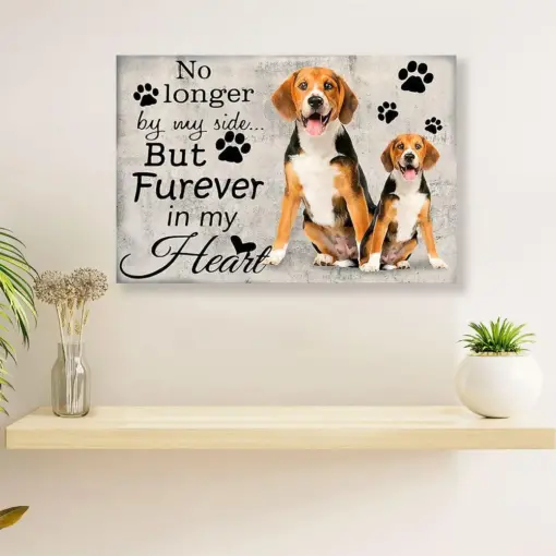 Beagle Dog Canvas Wall Art Prints | Memorial Dog | Home Décor Gift For Pocket Beagle Puppies Lover
