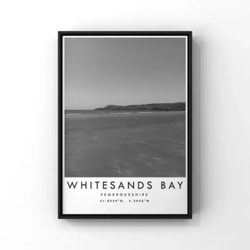 Black And White Bay Print Poster Print Coordinates Wall Art Minimalist Photography Prints Of