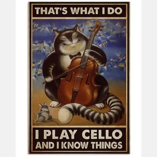 Black Cat Cello Knows Thing It Dish Nah