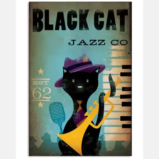 Black Cat Poster