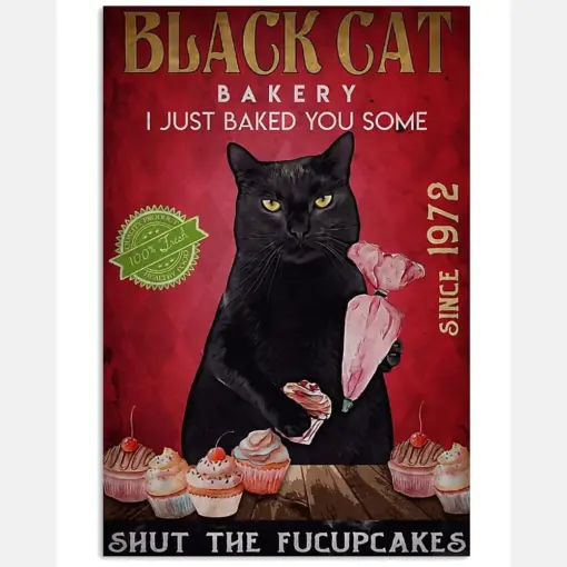 Black Cat Shut The Cupcakes