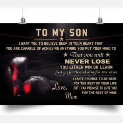 Boxing Mom To Son That You Will Never Lose