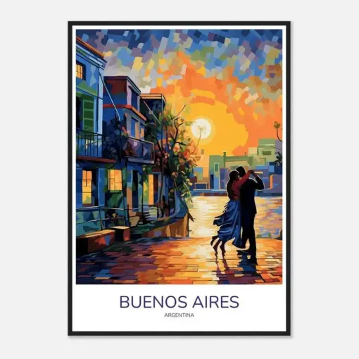 Buenos Voyage Wall Art : Exploring The Vibrant Streets Of Buenos Aires Argentina