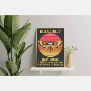 Buffalo Bill’S Body Lotion Silence Of Lamb Vintage Retro