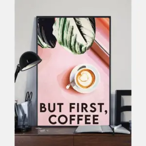 But First, Coffee Canvas Prints Vintage Wall Art Gifts Vintage Home Wall Decor Canvas