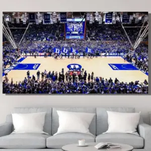 Cameron Stadium Canvas Wall Art Cameron Stadium Poster Cameron Stadium Basketball Stadium Poster Gift Fan Basketball