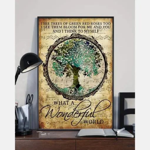 Camping Hippie Tree I See Trees Of Green Red Roses Too