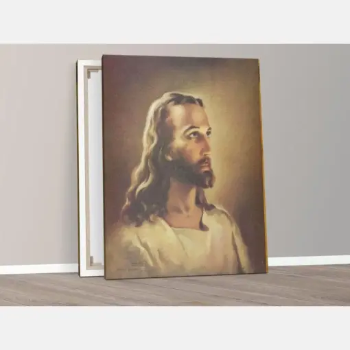 Canvas Of Jesus - Painting Of Jesus By Warner Salman - Jesus Christ Canvas - Artwork Reproduction - Framed Or Rolled Canvas