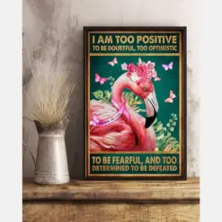 Canvas Prints Breast Cancer Flamingo Pink Wall Art Gifts Vintage Home Wall Decor Canvas