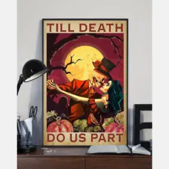 Canvas Prints Couple Death Dance Birthday Gift Vintage Home Wall Decor Canvas