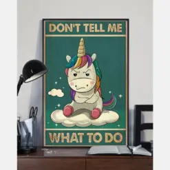 Canvas Prints Don'T Tell Me What To Do Birthday Gift Vintage Home Wall Decor Canvas