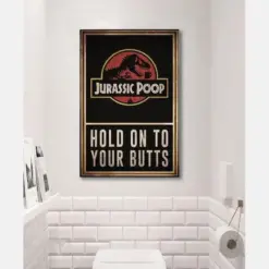 Canvas Prints Jurassic Poop Birthday Gifts Vintage Home Wall Decor Canvas