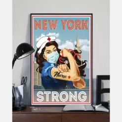 Canvas Prints Nurse - New York Strong Birthday Gift Vintage Home Wall Decor Canvas