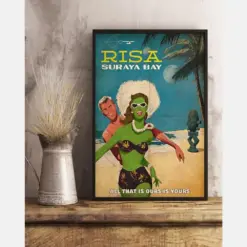 Canvas Prints Risa Suraya Bay Wall Art Gifts Vintage Home Wall Decor Canvas