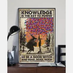 Canvas Prints So Be A Good Witch And Read, Read, Read Birthday Gift Vintage Home Wall Decor Canvas