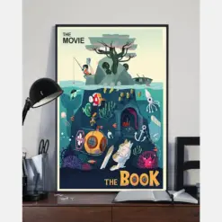 Canvas Prints The Tale Of Two Different Worlds The Movie The Book Wall Art Gifts Vintage Home Wall Decor Canvas