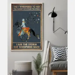 Canvas Prints They Whisperer To Her Birthday Gift Vintage Home Wall Decor Canvas