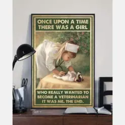 Canvas Prints Who Really Wanted To Become A Veterinarian Wall Art Gifts Vintage Home Wall Decor Canvas