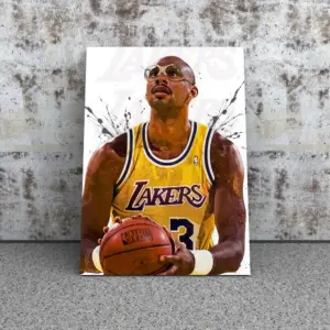 Career Poster Basketball Canvas Print Man Cave Sports Wall Art Kids Room Decor Gift