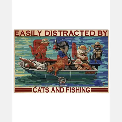 Cats Fishing Easily Distracted It Phi Dah