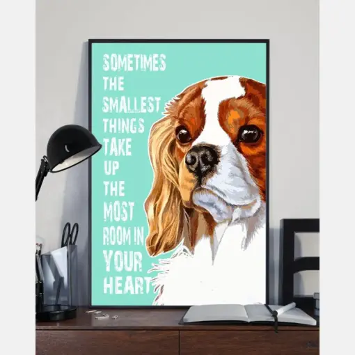 Cavalier Dog Loves Canvas Prints The Most Room In Your Heart Vintage Wall Art Gifts Vintage Home Wall Decor Canvas