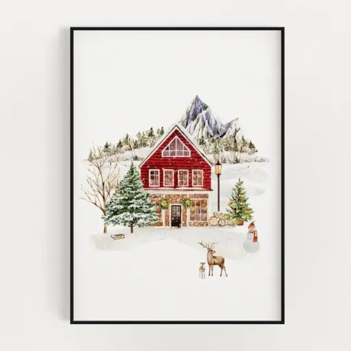 Christmas Print | Christmas Wall Art | Festive Print | Xmas Decor | Christmas Decoration | Winter Decor