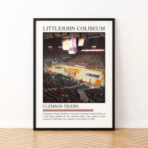 Coliseum Poster Wall Art | Stadium Canvas | Print Poster | Framed Poster | Caa Basketball Wall Art | Stadium Poster Gift