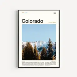 Colorado Print Colorado Poster Colorado Art Print Colorado Wall Art Colorado Decor Colorado Mountains Colorado Photography