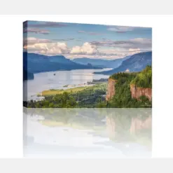 Columbia River Gorge And Vista House In Oregon Pacific Northwest Nature Fine Art Print Large Wall Poster Canvas Wall Decor