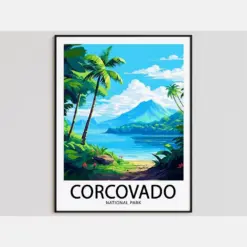 Coronado Travel Poster Coronado Print National Park Art Print Coronado Gift Coronado Wall Art Coronado Artwork National Park Decor