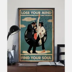 Couple Dancing Music Loves Canvas Prints Lose Your Mind Find Your Soul Vintage Wall Art Gifts Vintage Home Wall Decor Canvas