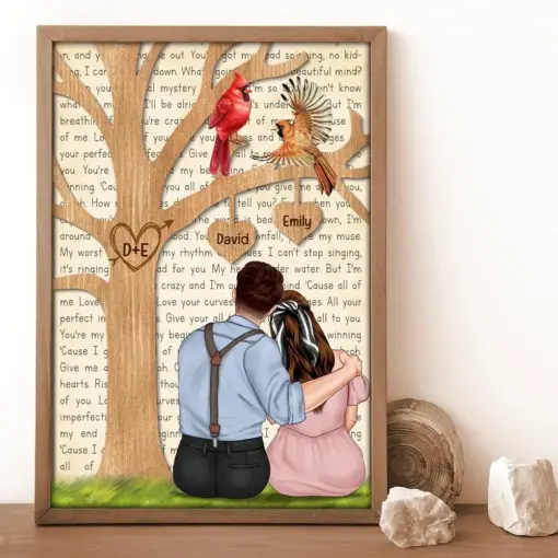 Couple Forever And Bird Couple Canvas Poster - Poster & Canvas