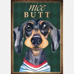 Dachshund Nice Butt Vintage