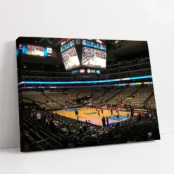 Dallas Mavericks Wall Art | American Airlines Center Canvas | Basketball Stadium Canvas | Sport Print Canvas | Home & Office Wall Art