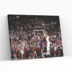 Damian Willard Clutch Shot Portland Basketball Player Nba Gift Ready Wall Hanging Canvas Wall Art Painting Print