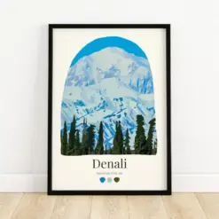 Deal National Park - Aesthetic Travel Poster Home Decor Nature Gift Cute Wilderness Art Cozy Minimalist Print Pastel