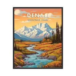 Deal National Park Poster Art Print Retro National Park Gifts